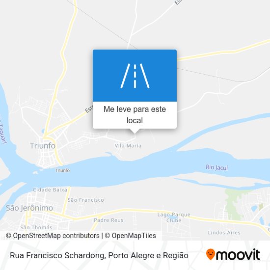 Rua Francisco Schardong mapa