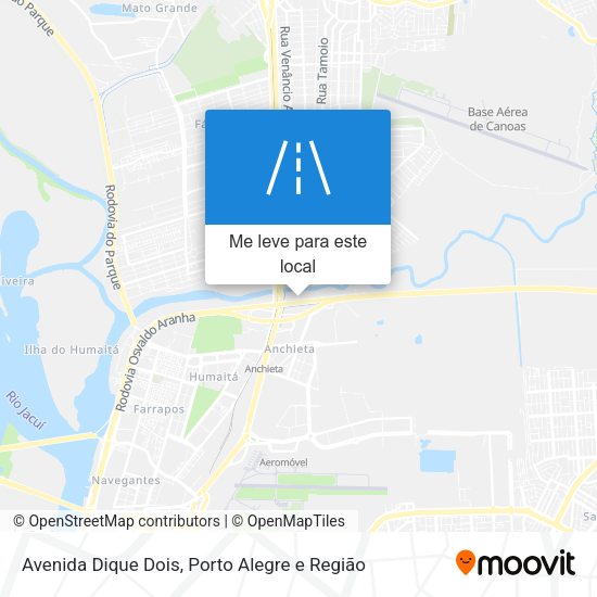 Avenida Dique Dois mapa