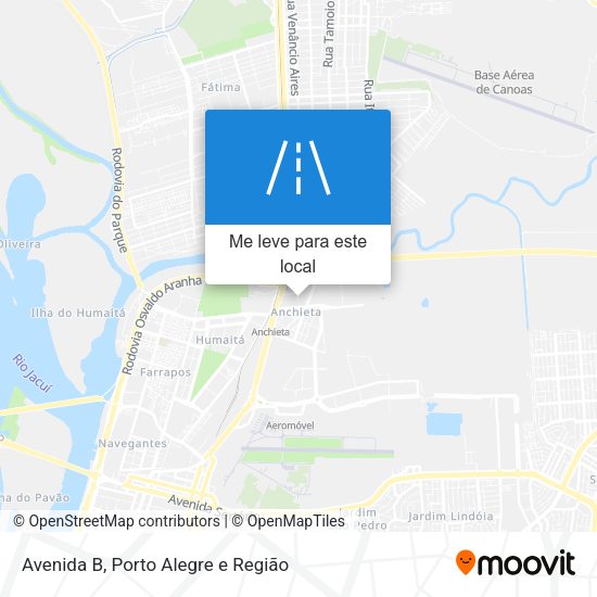Avenida B mapa