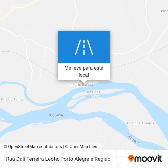 Rua Dali Ferreira Leote mapa