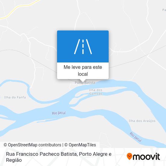 Rua Francisco Pacheco Batista mapa