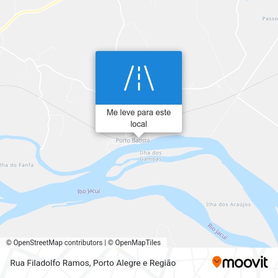 Rua Filadolfo Ramos mapa