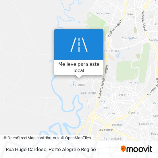 Rua Hugo Cardoso mapa