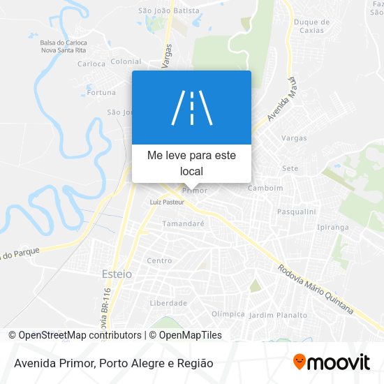 Avenida Primor mapa