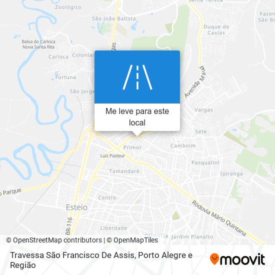 Travessa São Francisco De Assis mapa