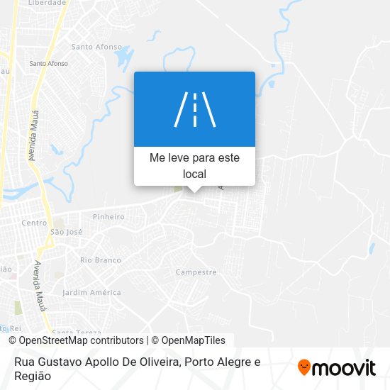Rua Gustavo Apollo De Oliveira mapa