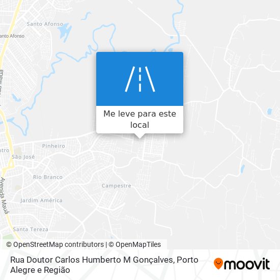 Rua Doutor Carlos Humberto M Gonçalves mapa