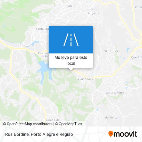 Rua Bordine mapa