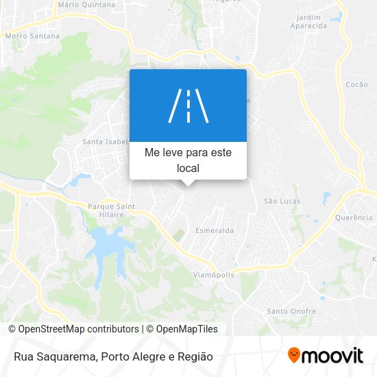 Rua Saquarema mapa