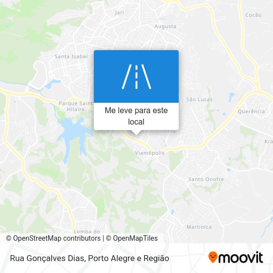 Rua Gonçalves Dias mapa