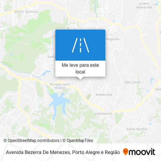 Avenida Bezerra De Menezes mapa