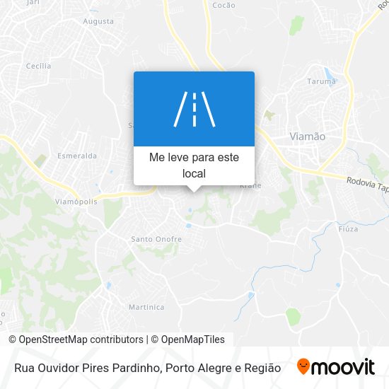Rua Ouvidor Pires Pardinho mapa