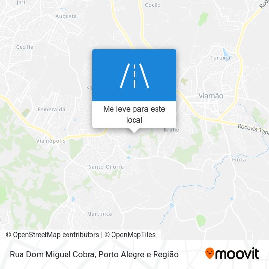 Rua Dom Miguel Cobra mapa