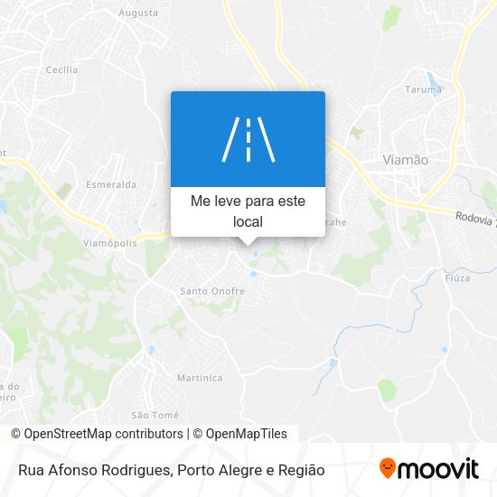 Rua Afonso Rodrigues mapa