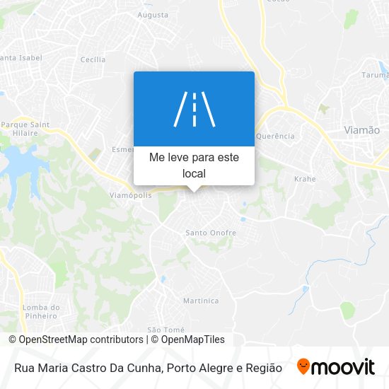 Rua Maria Castro Da Cunha mapa