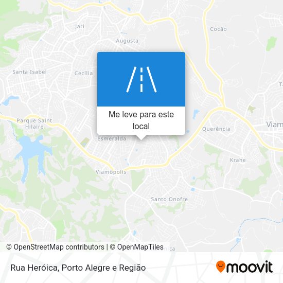 Rua Heróica mapa