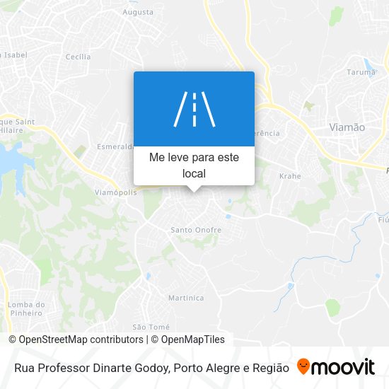 Rua Professor Dinarte Godoy mapa
