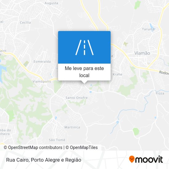 Rua Cairo mapa