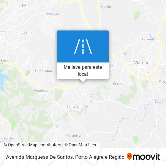 Avenida Marquesa De Santos mapa