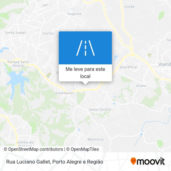 Rua Luciano Gallet mapa