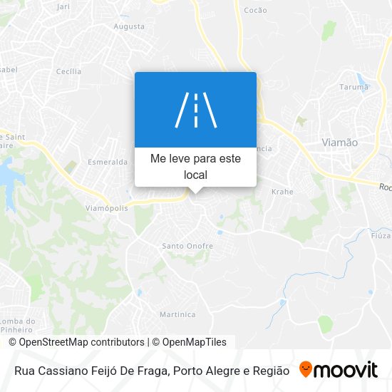 Rua Cassiano Feijó De Fraga mapa