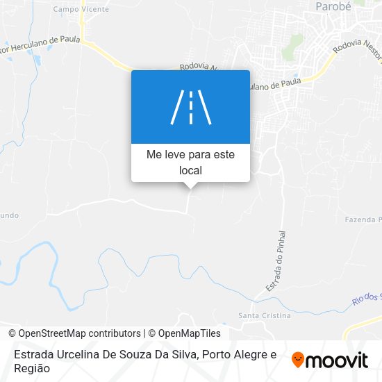 Estrada Urcelina De Souza Da Silva mapa