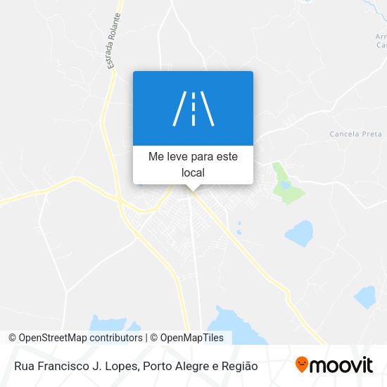 Rua Francisco J. Lopes mapa