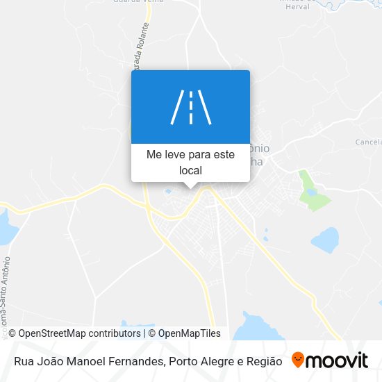 Rua João Manoel Fernandes mapa