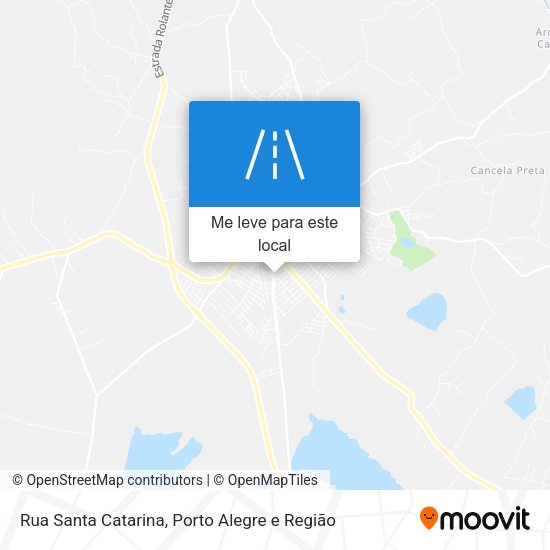 Rua Santa Catarina mapa