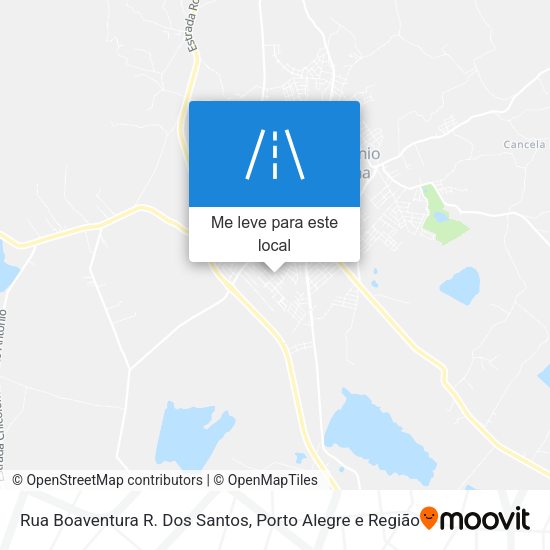 Rua Boaventura R. Dos Santos mapa