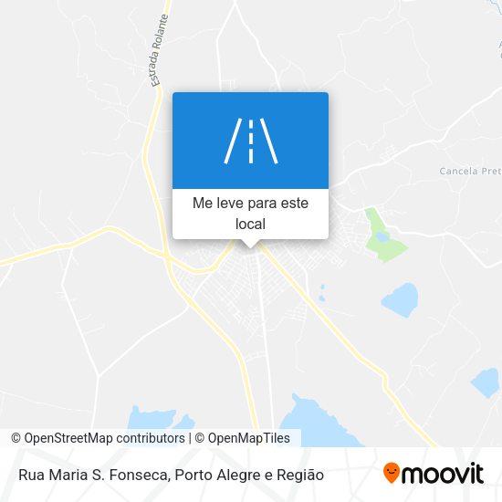 Rua Maria S. Fonseca mapa