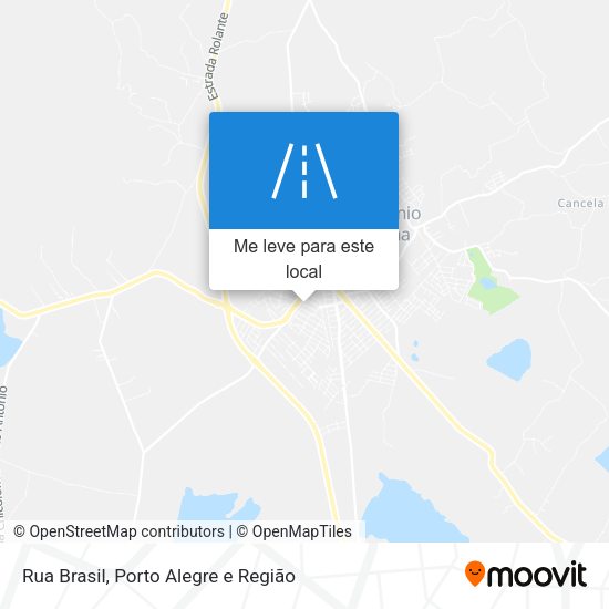 Rua Brasil mapa