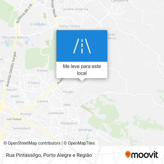 Rua Pintassilgo mapa