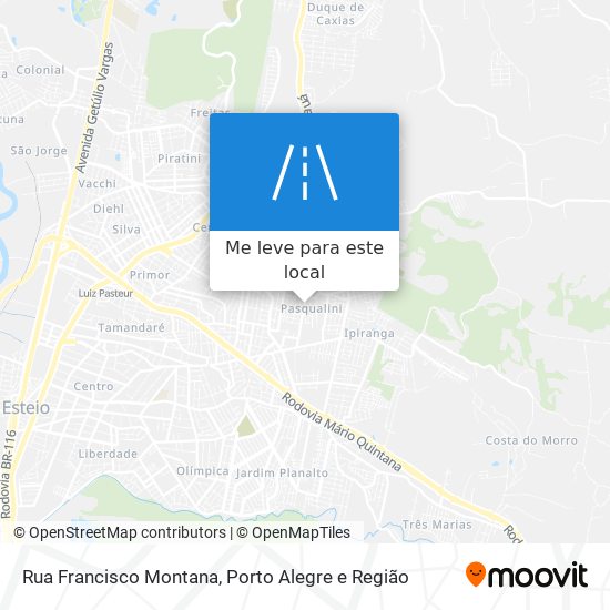 Rua Francisco Montana mapa