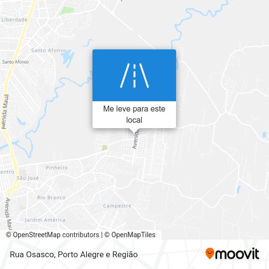 Rua Osasco mapa