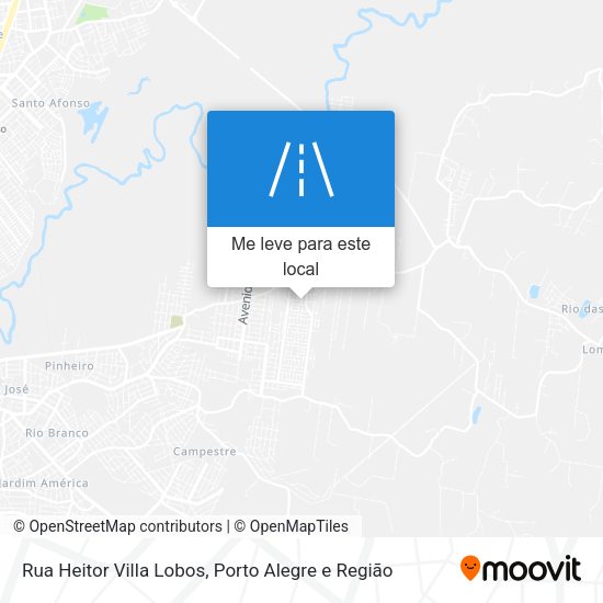 Rua Heitor Villa Lobos mapa