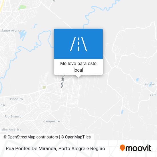 Rua Pontes De Miranda mapa
