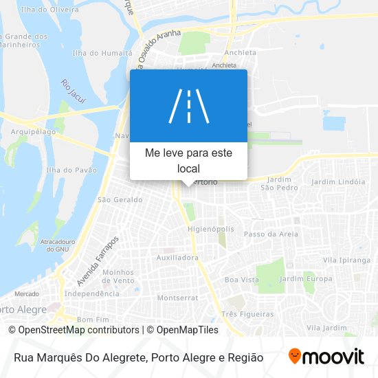 Rua Marquês Do Alegrete mapa