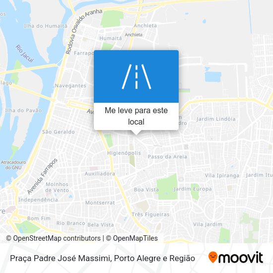 Praça Padre José Massimi mapa