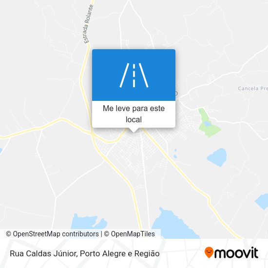 Rua Caldas Júnior mapa