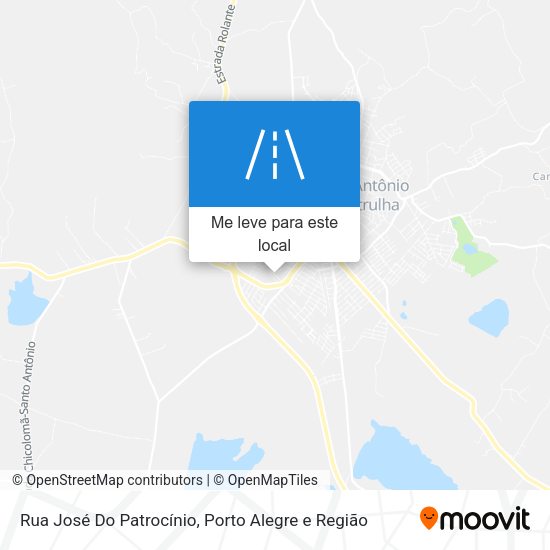 Rua José Do Patrocínio mapa