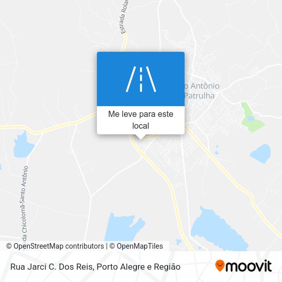 Rua Jarci C. Dos Reis mapa