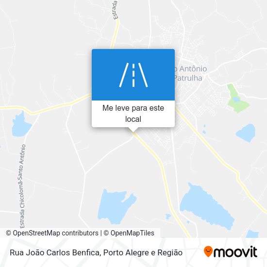 Rua João Carlos Benfica mapa