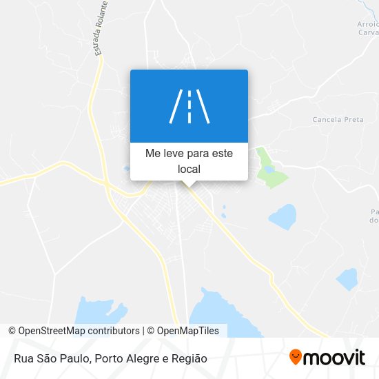 Rua São Paulo mapa