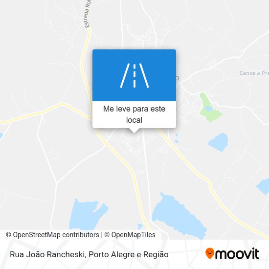 Rua João Rancheski mapa
