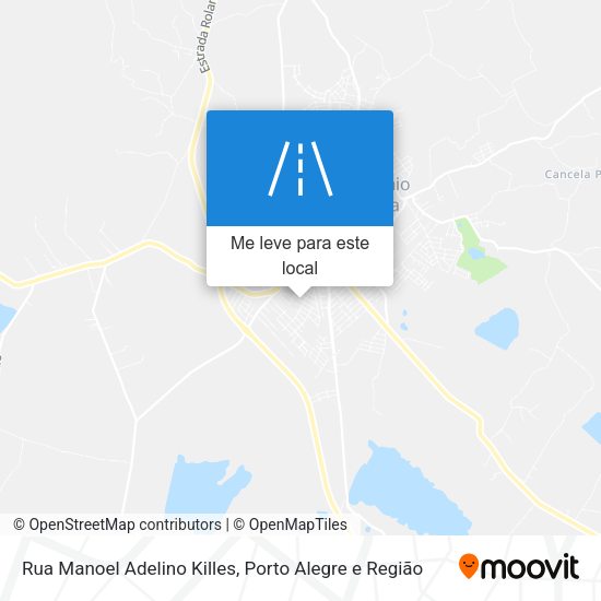 Rua Manoel Adelino Killes mapa