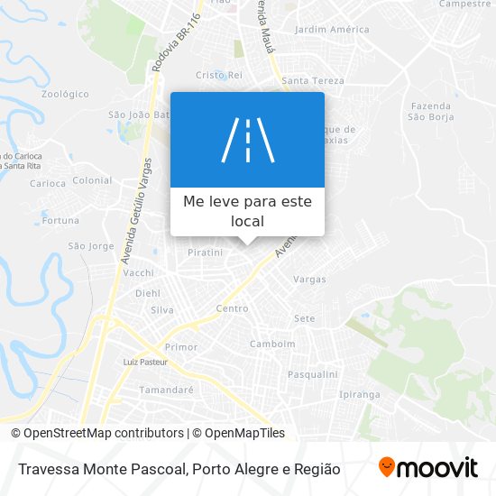 Travessa Monte Pascoal mapa