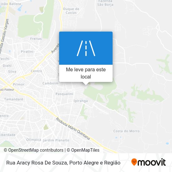 Rua Aracy Rosa De Souza mapa