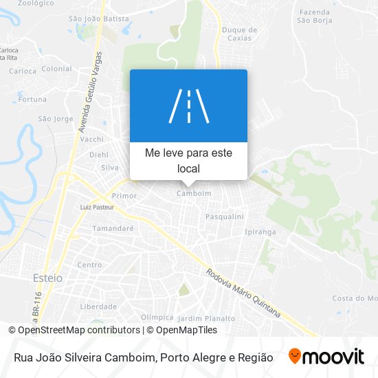 Rua João Silveira Camboim mapa