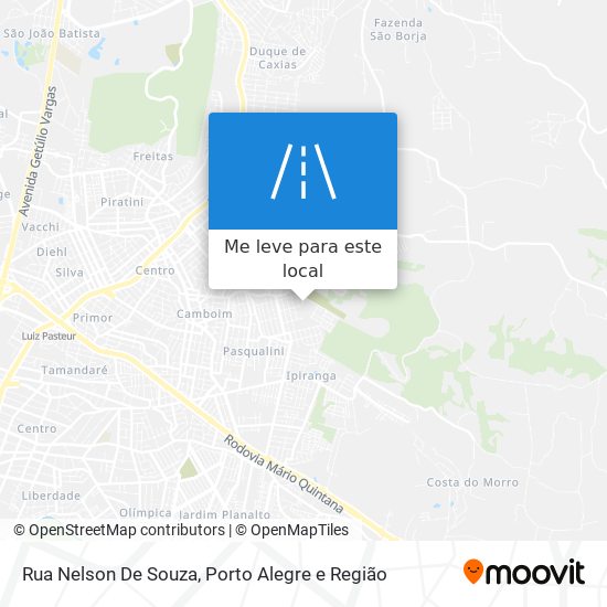 Rua Nelson De Souza mapa